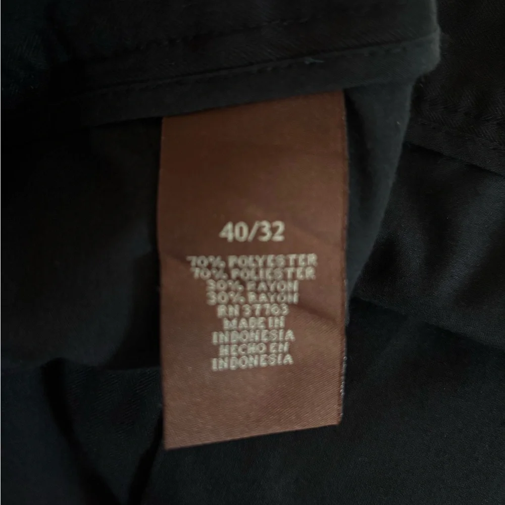 Perry Ellis Trousers size 40 x 32 Black